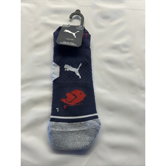 PUMA Men Low Cut Golf Cushioned Arch Support Socks SZ Large 9-13 New 1 Pair - Picture 1 of 3